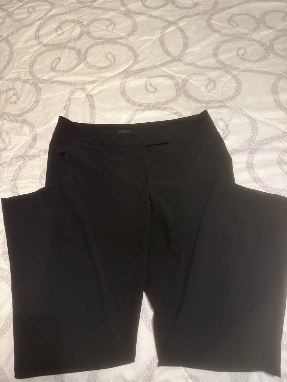 Classic Black Pull-On Ponte Trousers - Women's